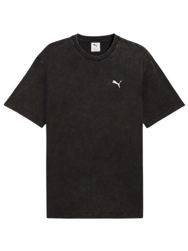 Puma vyriški marškinėliai Ess Elevated Relaxed Wash Tee juodi 688048 01