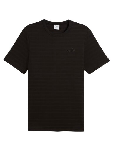 Puma Ess Elevated Structured Tee marškinėliai vyrams juodi 684722 01