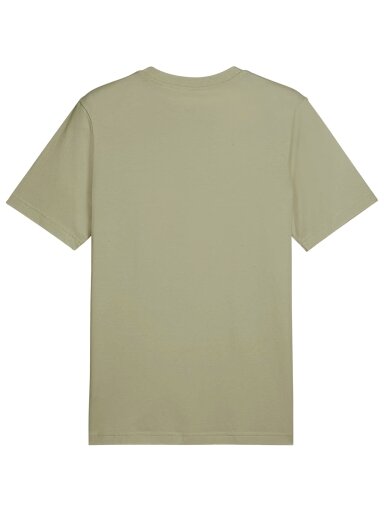 Puma Ess Elevated Tee vyriška marškinėliai žalsvai-rusvos spalvos 684726 82