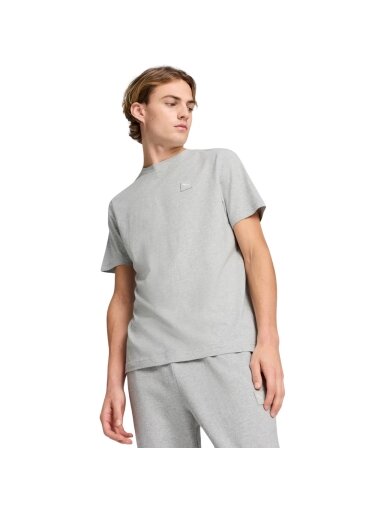 Puma Ess Elevated Tee marškinėliai vyrams pilka 684726 04