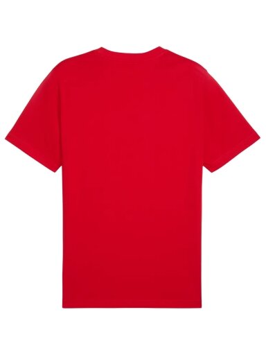 Puma Ess No.1 Logo Tee vyriška marškinėliai raudoni 682532 11