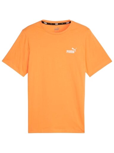Puma ESS Small Logo Tee vyriški marškinėliai, oranžiniai 586669 58