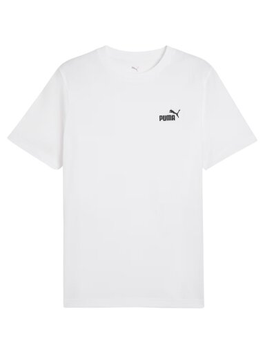 Puma Ess Small No.1 Logo Tee marškinėliai vyrams balti 682534 02