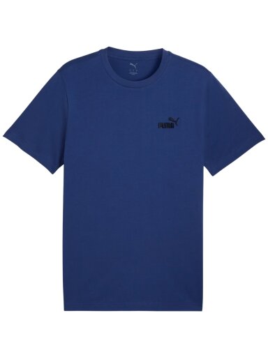 Puma ESS Small No.1 Logo Tee vyriška marškinėliai tamsiai mėlyna 682535 47