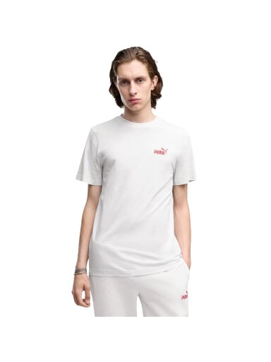 Vyriški marškinėliai Puma ESS Small No.1 Logo Tee šviesiai pilka 682535 05
