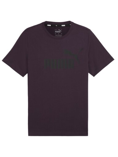 Vyriški marškinėliai Puma Essential Logo Tee tamsiai violetinė 586667 18