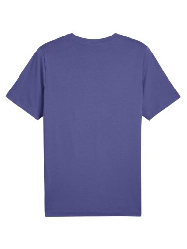 Puma vyriški marškinėliai Graphics Wording Tee mėlyni 684825 46