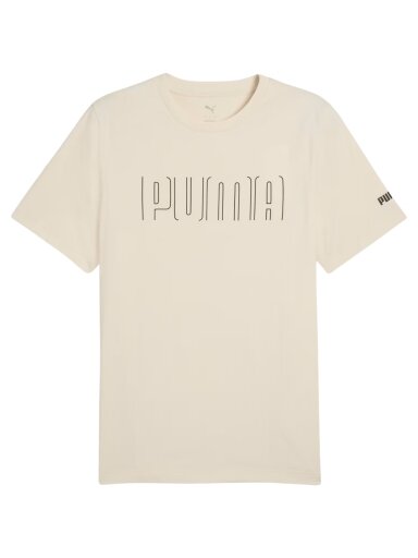 Puma vyriški marškinėliai Sport Graphic Tee smėlio spalvos 684617 87