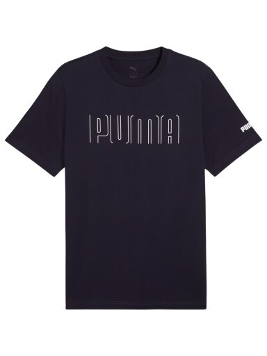 Puma Sport Graphic Tee marškinėliai vyrams tamsiai mėlyni 684617 16