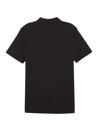 Puma Team Goal Casuals Polo vyriški marškinėliai juodi 658605 03