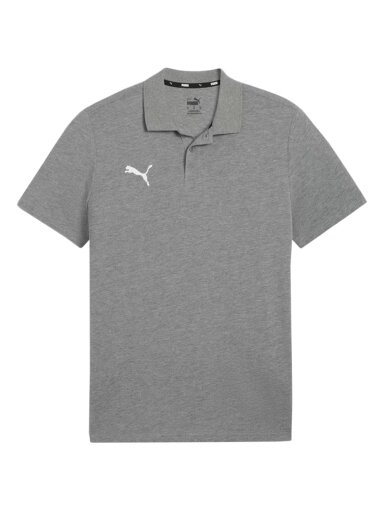 Puma Team Goal Casuals Polo vyriški marškinėliai pilki 658605 33