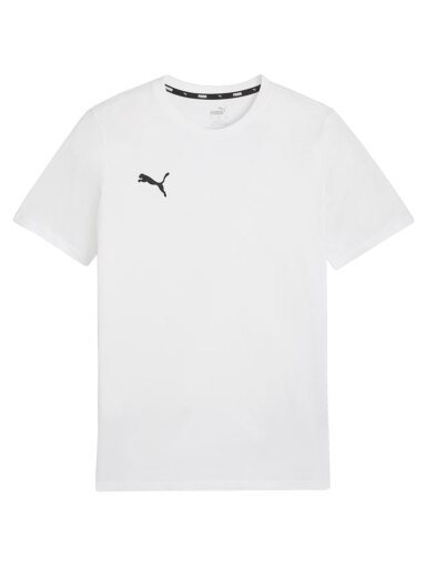Puma Team Goal Casuals Tee vyriški marškinėliai balti 658615 04