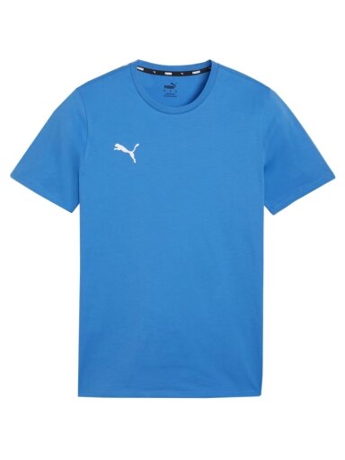 Puma Team Goal Casuals Tee vyriški marškinėliai mėlyni 658615 02