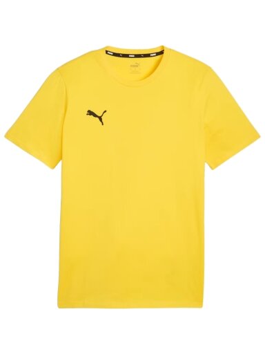 Puma Team Goal Casuals Tee vyriška marškiniai geltoni 658615 07