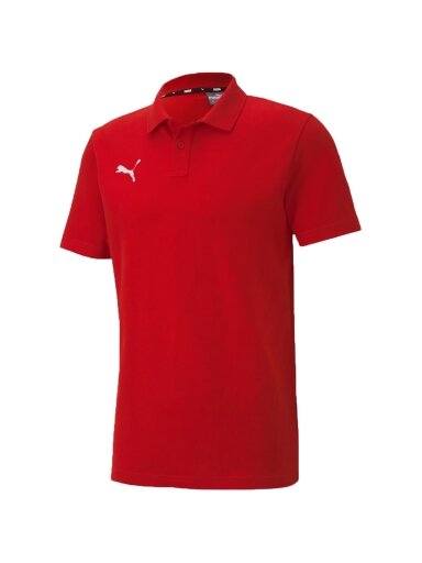 Puma teamGOAL 23 Casuals Polo vyriški marškinėliai raudoni 656579 01