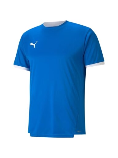 Puma teamLIGA Jersey vyriški marškinėliai mėlyni 704917 02