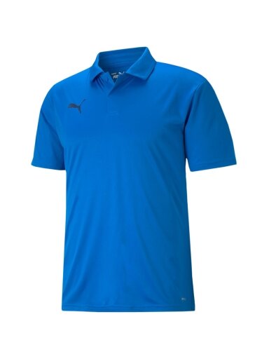 Puma teamLIGA Sideline Polo vyriški marškinėliai mėlyni 657257 02