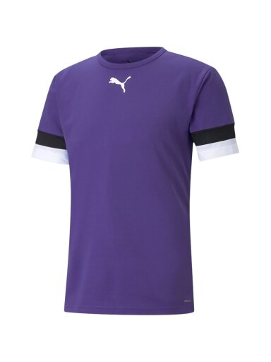 Puma teamRISE Jersey vyriški marškinėliai violetiniai 704932 10