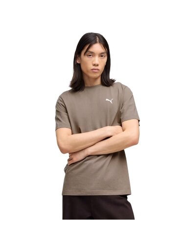 Puma Wardrobe Ess Tee vyriški marškinėliai, tamsiai smėlio spalvos 629644 81