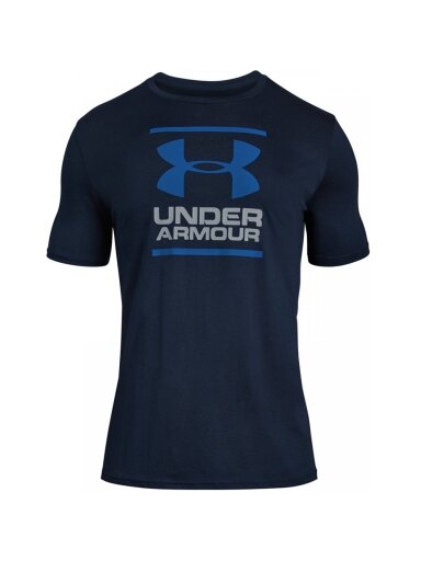 Vyriški marškinėliai Under Armour GL Foundation SS T tamsiai mėlyna 1326849 408