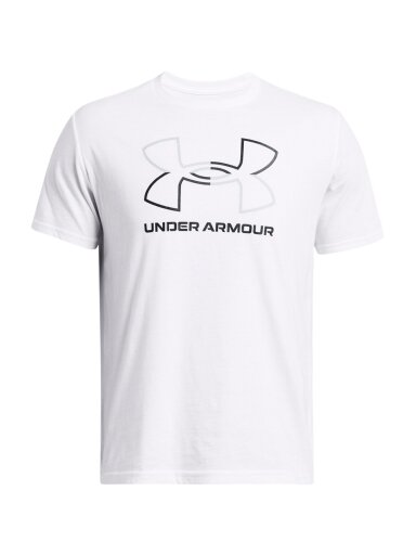 Under Armour GL Foundation Uodate SS vyriški marškinėliai balti 1382915 100
