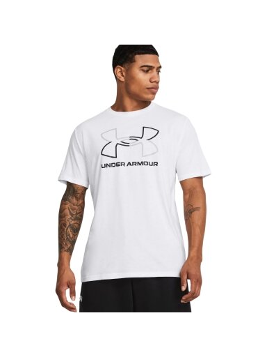 Under Armour GL Foundation Uodate SS vyriški marškinėliai balti 1382915 100