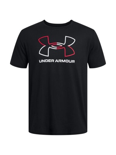 Under Armour GL Foundation Uodate SS vyriški marškinėliai juodi 1382915 001