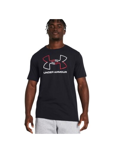Under Armour GL Foundation Uodate SS vyriški marškinėliai juodi 1382915 001