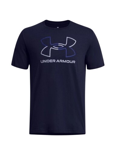 Under Armour GL Foundation Uodate SS vyriški marškinėliai, tamsiai mėlyni 1382915 410