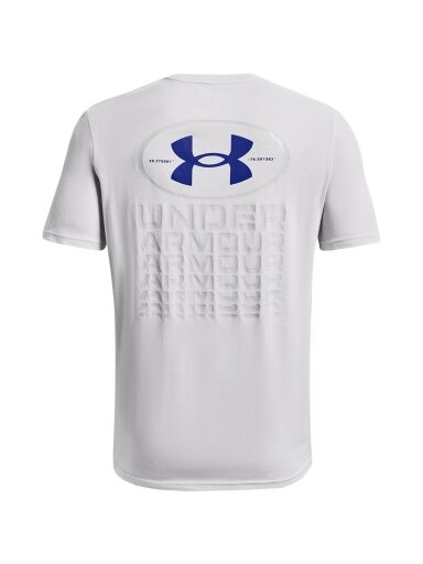 Under Armour Repeat Ss grafikos vyriški marškinėliai, pilki 1371264 014