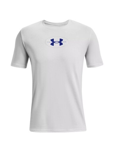 Under Armour Repeat Ss grafikos vyriški marškinėliai, pilki 1371264 014