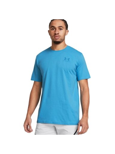 Under Armour Sportstyle LC SS vyriški marškinėliai mėlyni 1326799 434
