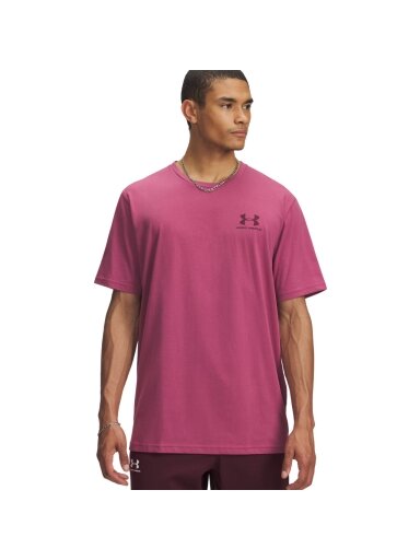 Under Armour Sportstyle LC SS vyriška rožinė marškiniai 1326799 659