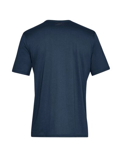 Under Armour Sportstyle Left Chest Ss vyriški marškinėliai, tamsiai mėlyni 1326799 408