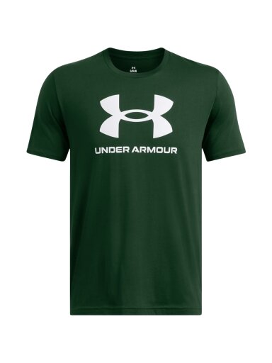 Under Armour vyriška Sportstyle Logo marškiniai žali 1382911 301
