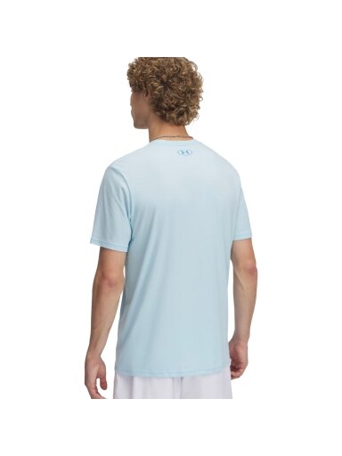 Under Armour vyriška marškinėliai Stacked Logo SS šviesiai mėlyni