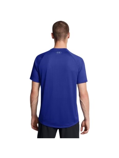 Under Armour Tech 2.0 SS vyriška marškinėliai mėlyni 1326413 400