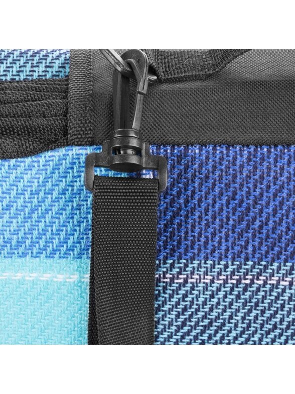 Spokey Picnic Flannel pikniko antklodė, mėlyna, 150x180 cm 839636 5 Spokey Picnic Flannel pikniko antklodė, mėlyna, 150x180 cm 839636 5