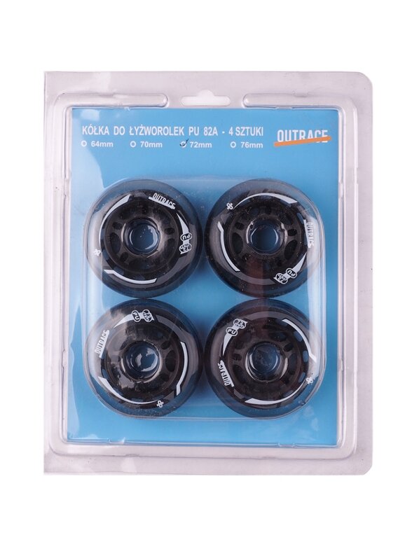 Outrace 72 mm inline pačiūžos ratai