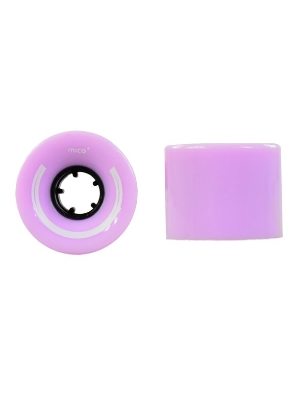 Mico ratukai plastikinei riedlentei 60x45mm, 4 vnt, violetiniai 1 Mico ratukai plastikinei riedlentei 60x45mm, 4 vnt, violetiniai 1