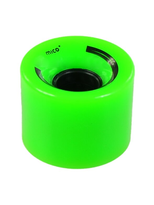 Mico ratukai plastikinei riedlentei 60x45mm, 4 vnt, žalia 2 Mico ratukai plastikinei riedlentei 60x45mm, 4 vnt, žalia 2