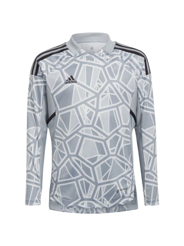 Adidas Condivo 22 marškiniai ilgomis rankovėmis, vaikiški vartininko marškinėliai, pilki HB1646 Adidas Condivo 22 marškiniai ilgomis rankovėmis, vaikiški vartininko marškinėliai, pilki HB1646