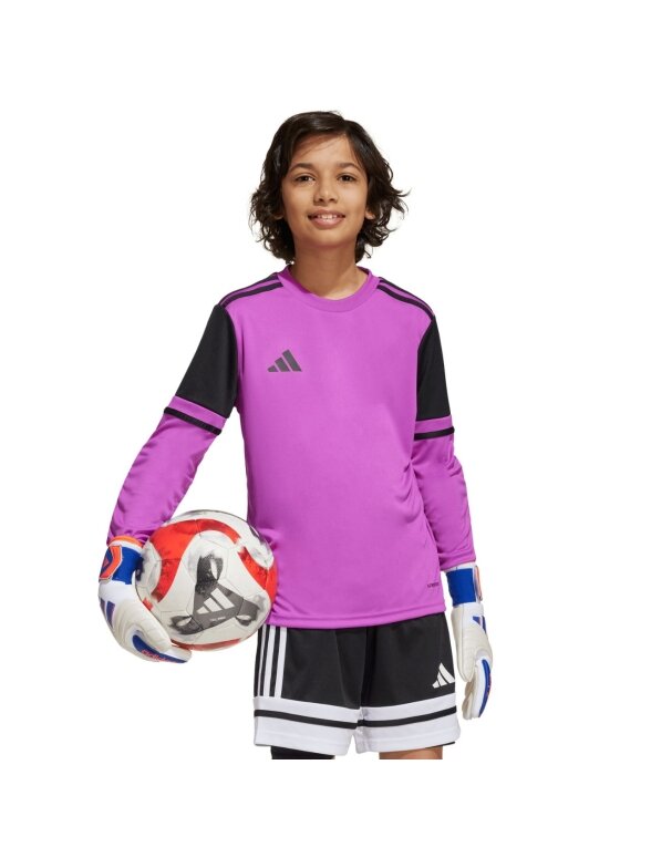 Adidas Squadra 25 Long Sleeve vaikams violetinė vartininko marškiniai JJ1939 Adidas Squadra 25 Long Sleeve vaikams violetinė vartininko marškiniai JJ1939