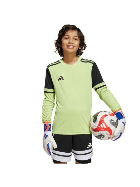 Adidas Squadra 25 Long Sleeve vaikams žalsvai žalia vartininko marškinėliai JJ1940