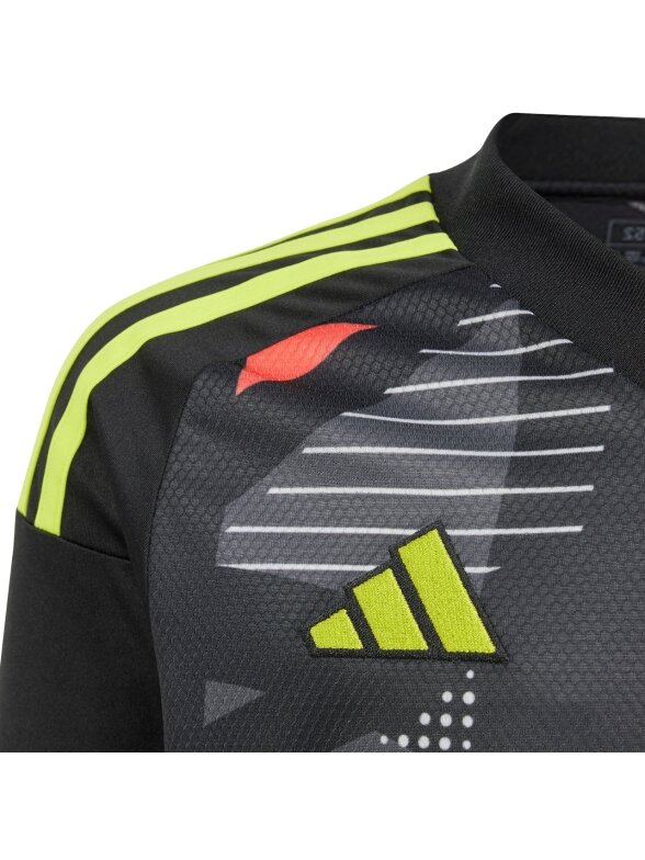 Adidas Tiro 24 Competition Long Sleeve Goalkeeper vaikiški vartininko marškiniai, juodi IN0429 3 Adidas Tiro 24 Competition Long Sleeve Goalkeeper vaikiški vartininko marškiniai, juodi IN0429 3
