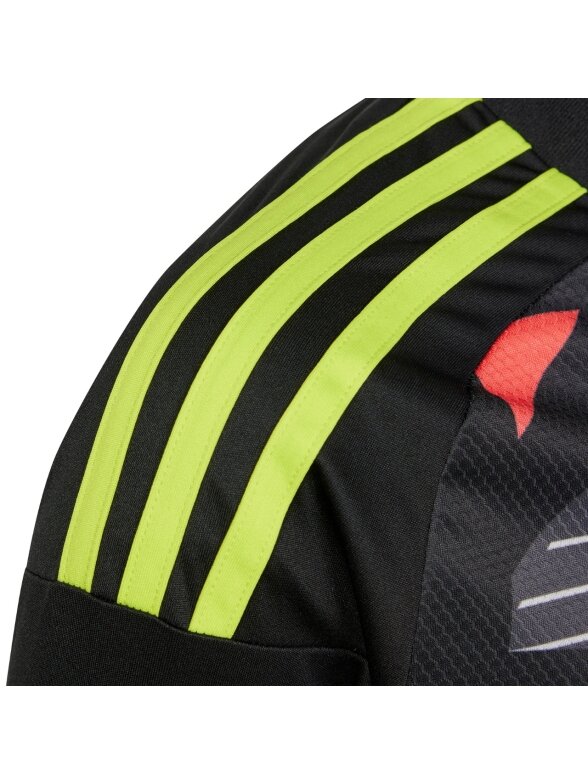 Adidas Tiro 24 Competition Long Sleeve Goalkeeper vaikiški vartininko marškiniai, juodi IN0429 4 Adidas Tiro 24 Competition Long Sleeve Goalkeeper vaikiški vartininko marškiniai, juodi IN0429 4