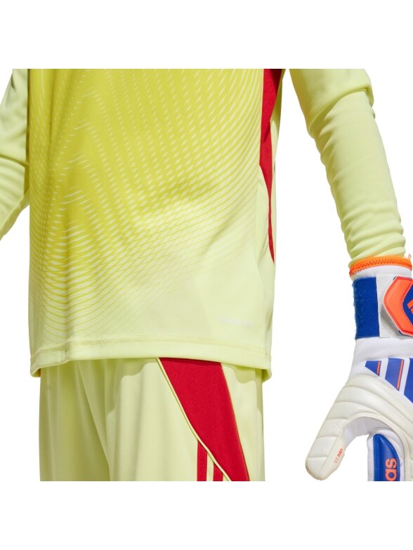 Adidas Tiro 25 Competition vartininko marškinėliai vaikams ilgomis rankovėmis geltoni-raudoni KJN2020 7 Adidas Tiro 25 Competition vartininko marškinėliai vaikams ilgomis rankovėmis geltoni-raudoni KJN2020 7