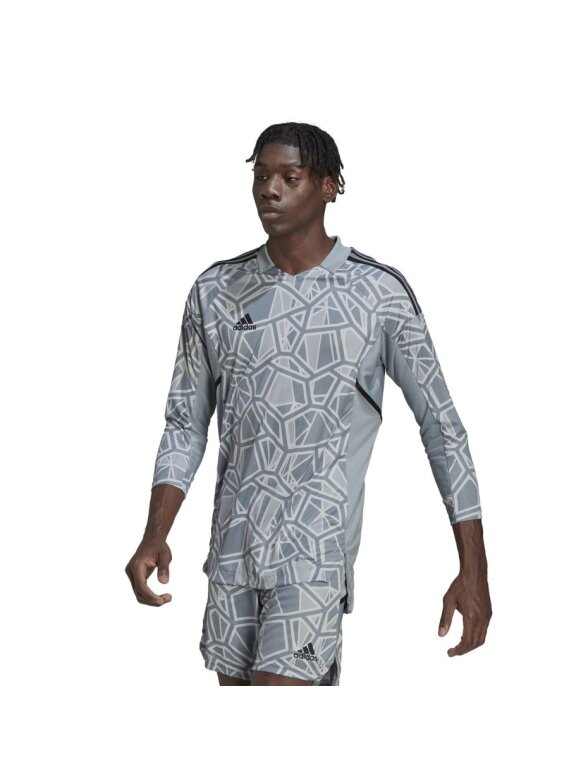 Vyrų „Adidas Condivo 22“ vartininko marškinėliai ilgomis rankovėmis, pilki HB1614 2 Vyrų „Adidas Condivo 22“ vartininko marškinėliai ilgomis rankovėmis, pilki HB1614 2