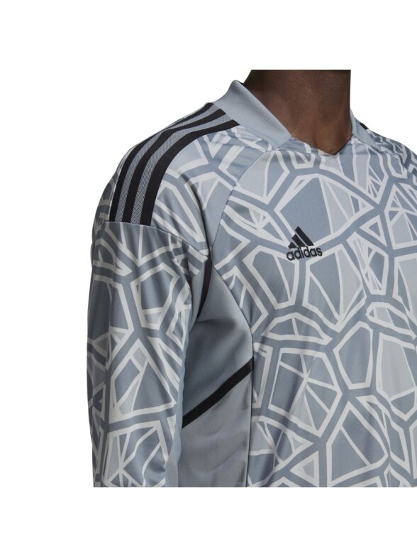 Vyrų „Adidas Condivo 22“ vartininko marškinėliai ilgomis rankovėmis, pilki HB1614 4 Vyrų „Adidas Condivo 22“ vartininko marškinėliai ilgomis rankovėmis, pilki HB1614 4