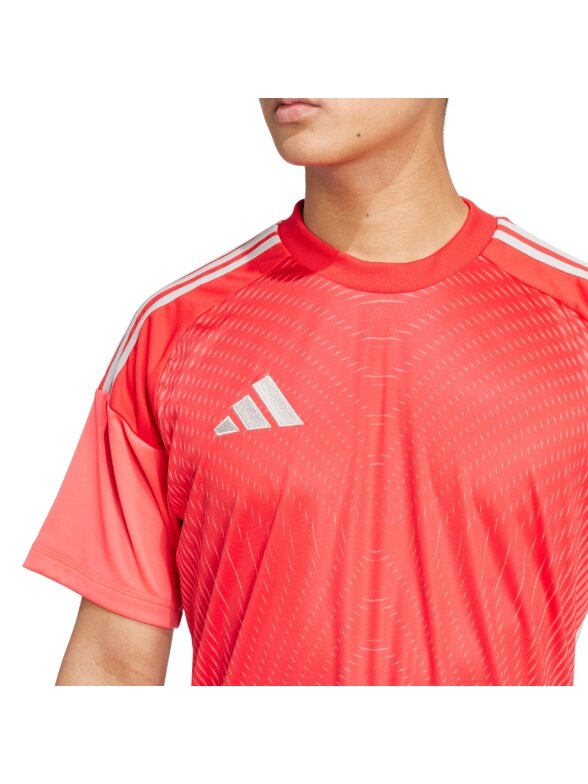 adidas Tiro 25 Competition Jersey vyrų vartininko marškinėliai trumpomis rankovėmis raudoni JI9717 5 adidas Tiro 25 Competition Jersey vyrų vartininko marškinėliai trumpomis rankovėmis raudoni JI9717 5